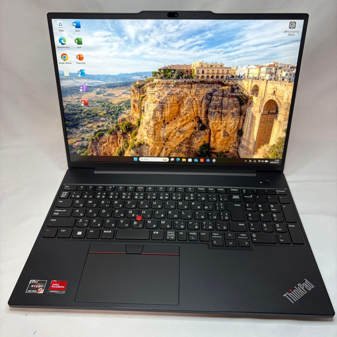 美品 ThinkPad E16 Ryzen 5 7530U 16GB 512GB