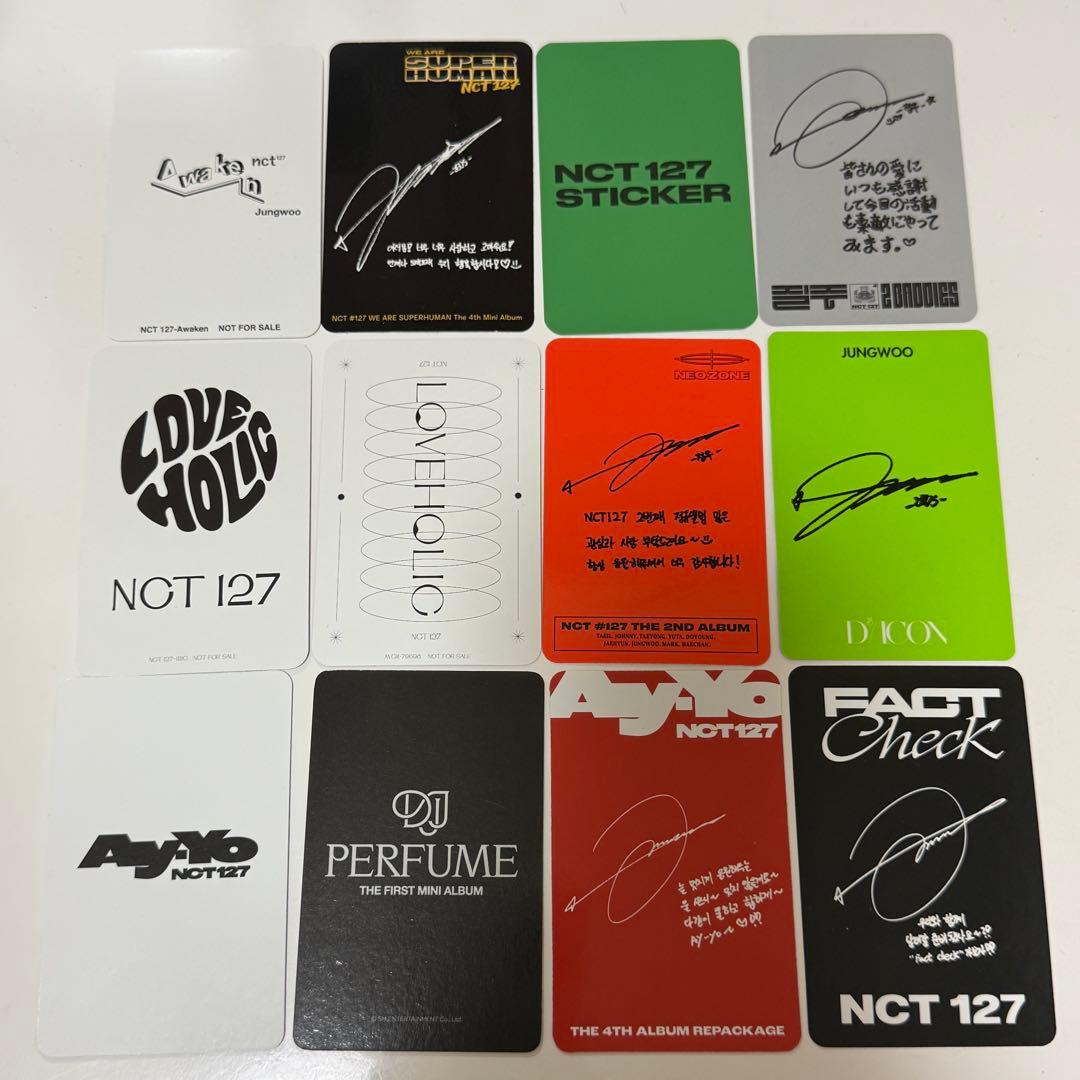 NCT 127 ジョンウ　トレカ　12枚セット