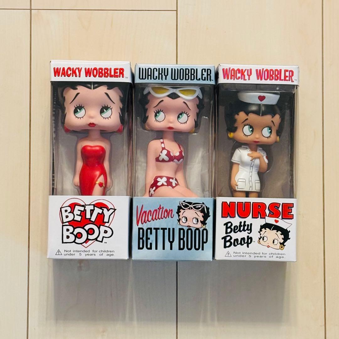 ワッキーワブラー（WACKY WOBBLER） BETTY BOOP 3体セット