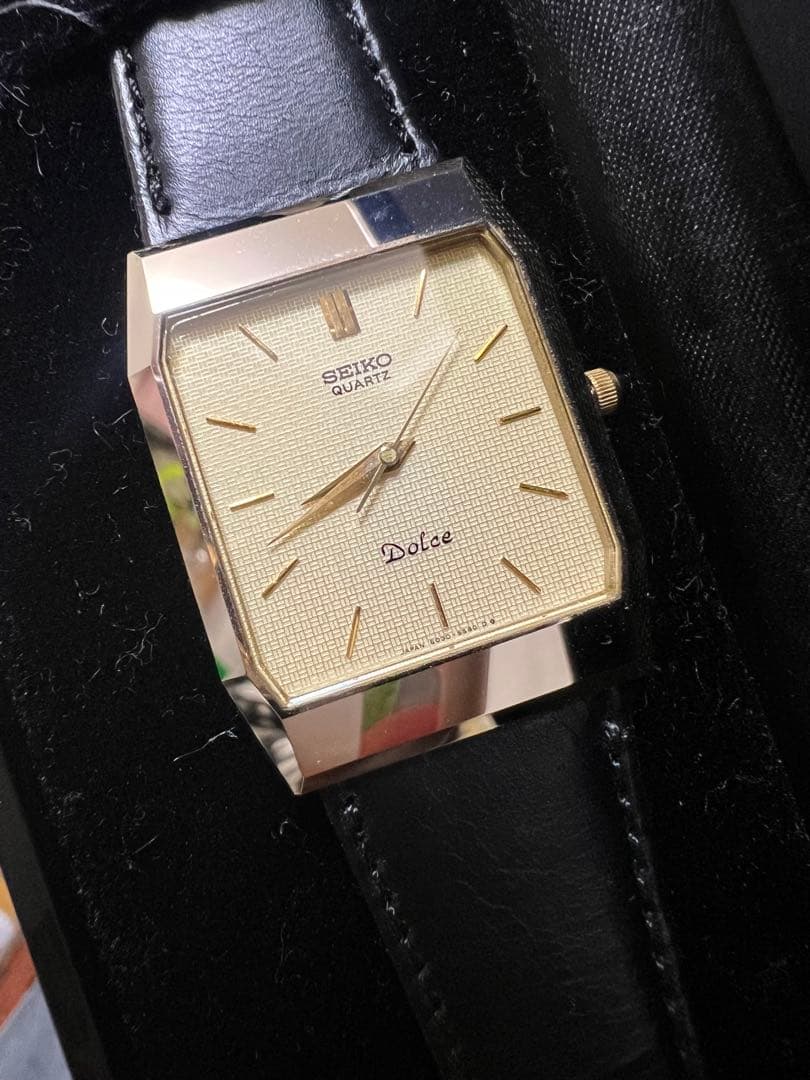 【正規品】SEIKO Dolce クォーツ腕時計 ゴールド
