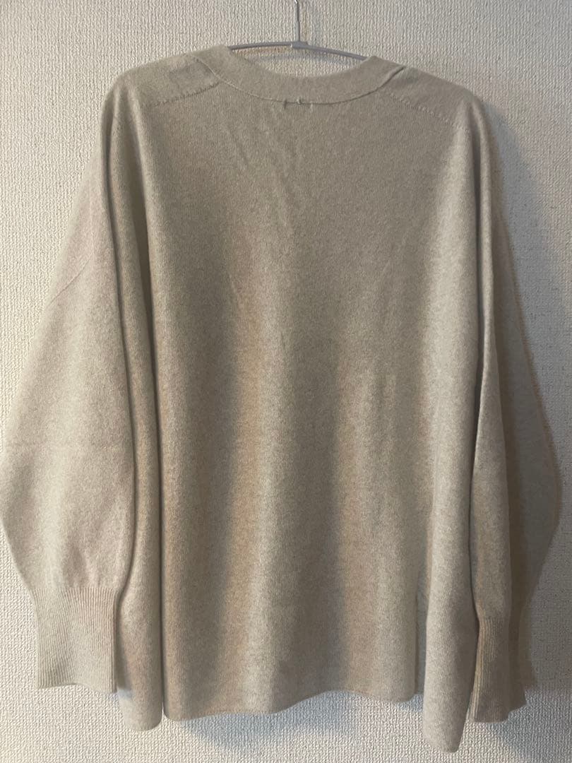 イエナ　Fineニュージーウール ニュアンス V セーター　ニット　Vネック