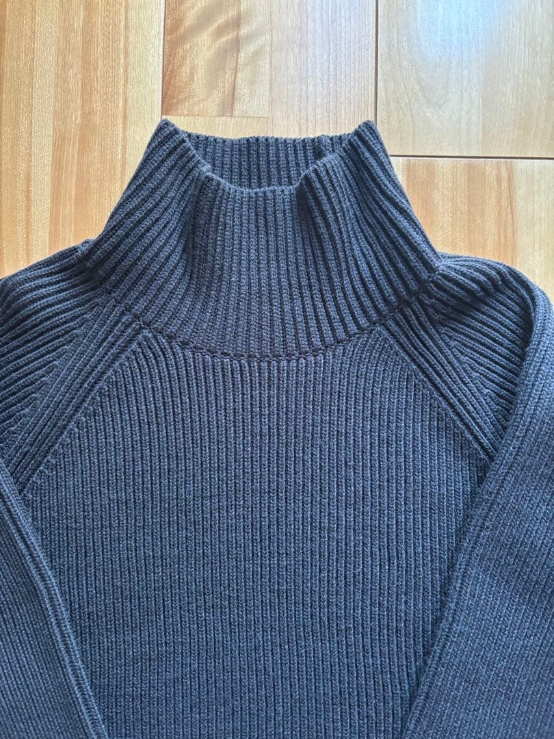 【新品】Demi-Luxe BEAMS サイドジップリブプルオーバーニット .M