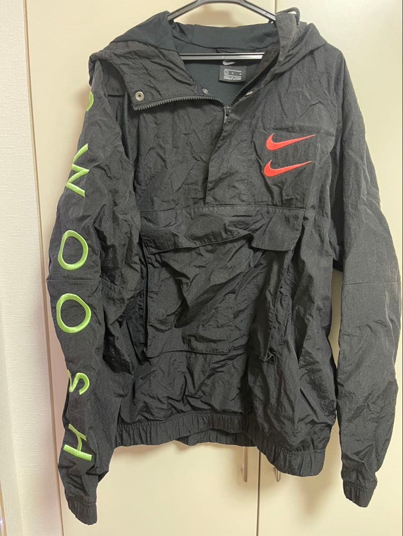 Nike フード付きナイロンジャケット L ブラック