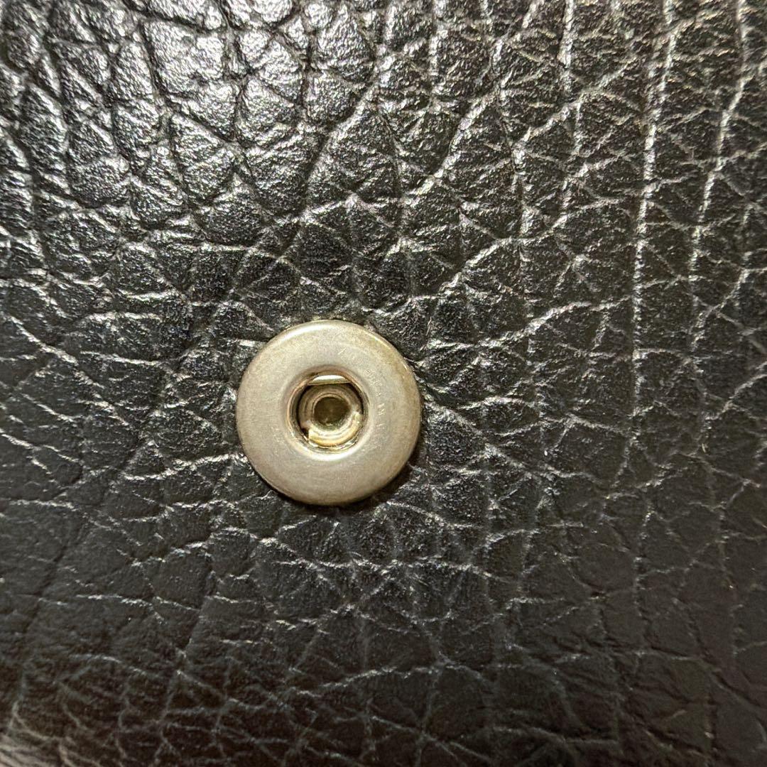 メゾンマルジェラ レザー 4ステッチ コンパクトウォレット 三つ折り財布 美品