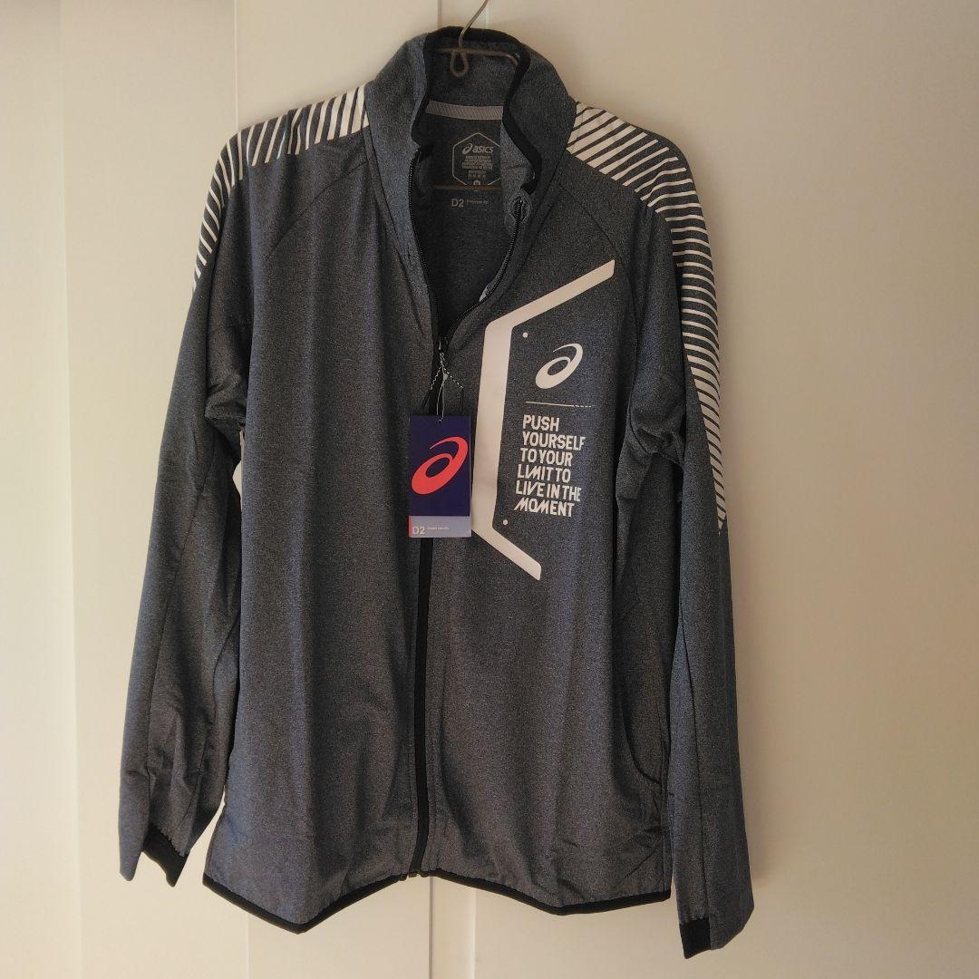 アシックス　ジャージ　上下　新品未使用　メンズ　Mサイズ　グレー系