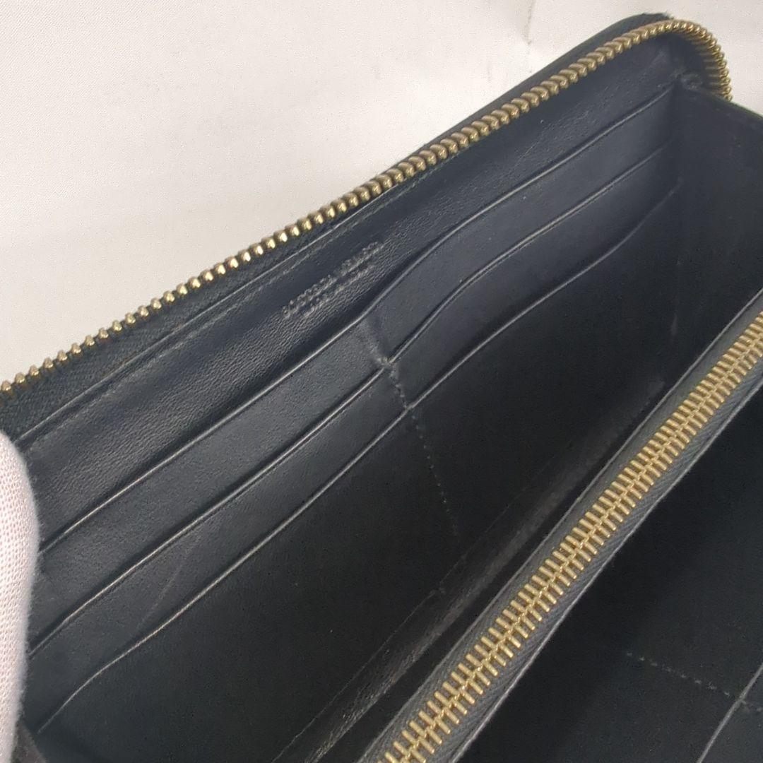 【美品】BOTTEGA VENETA イントレチャート 長財布 ジップ ジッピー