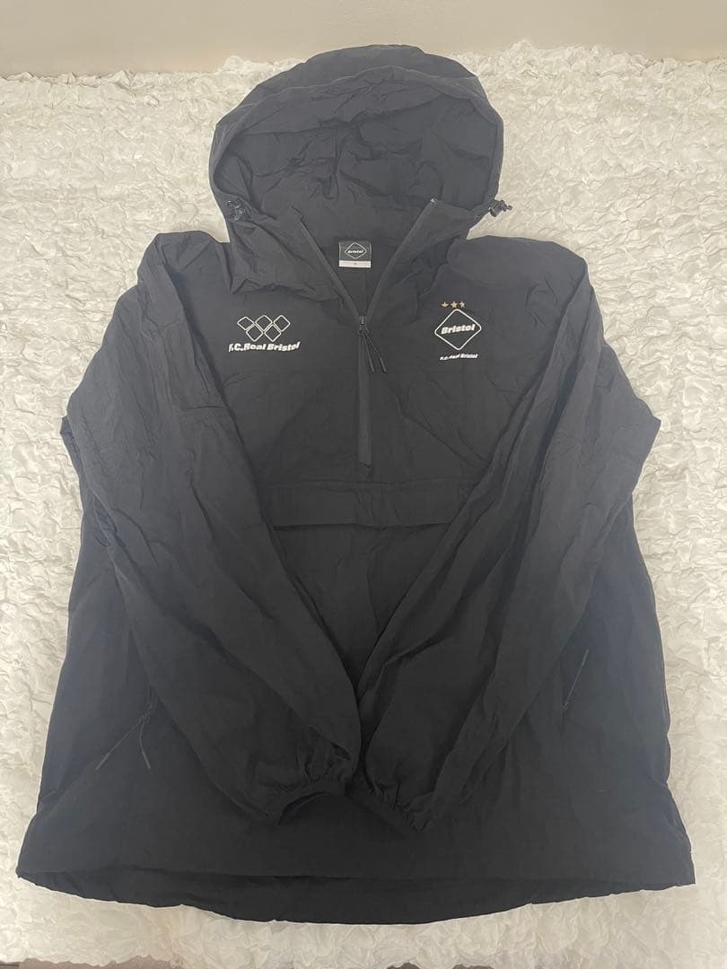 FCRB ナイロンジャケット ブラック Sサイズ