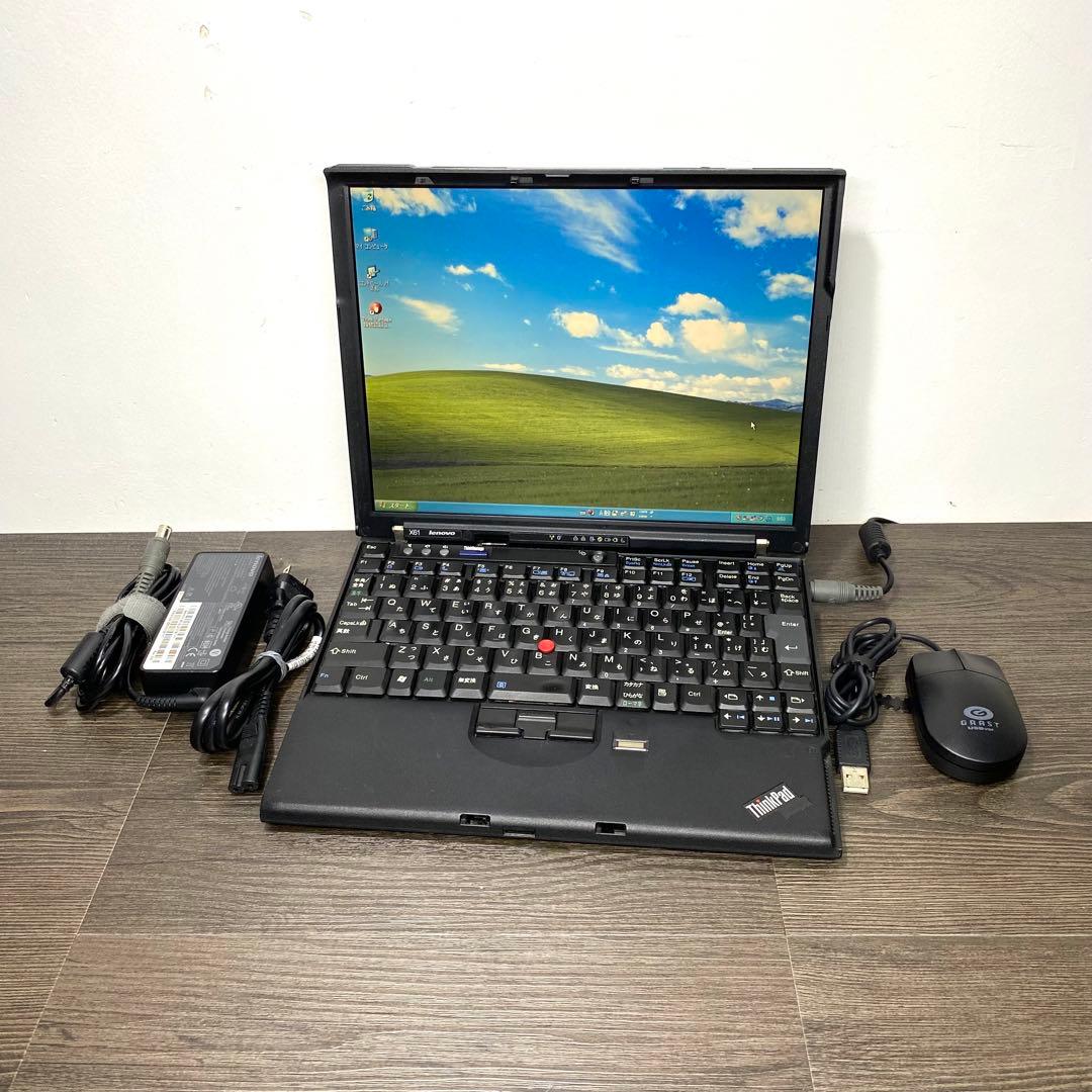 Windowsノート本体 Lenovo ThinkPad X61 Core2 WinXP Pro SP3