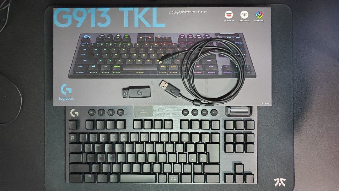 あき様　G913TKL 赤軸 LINEAR リニア 日本語配列