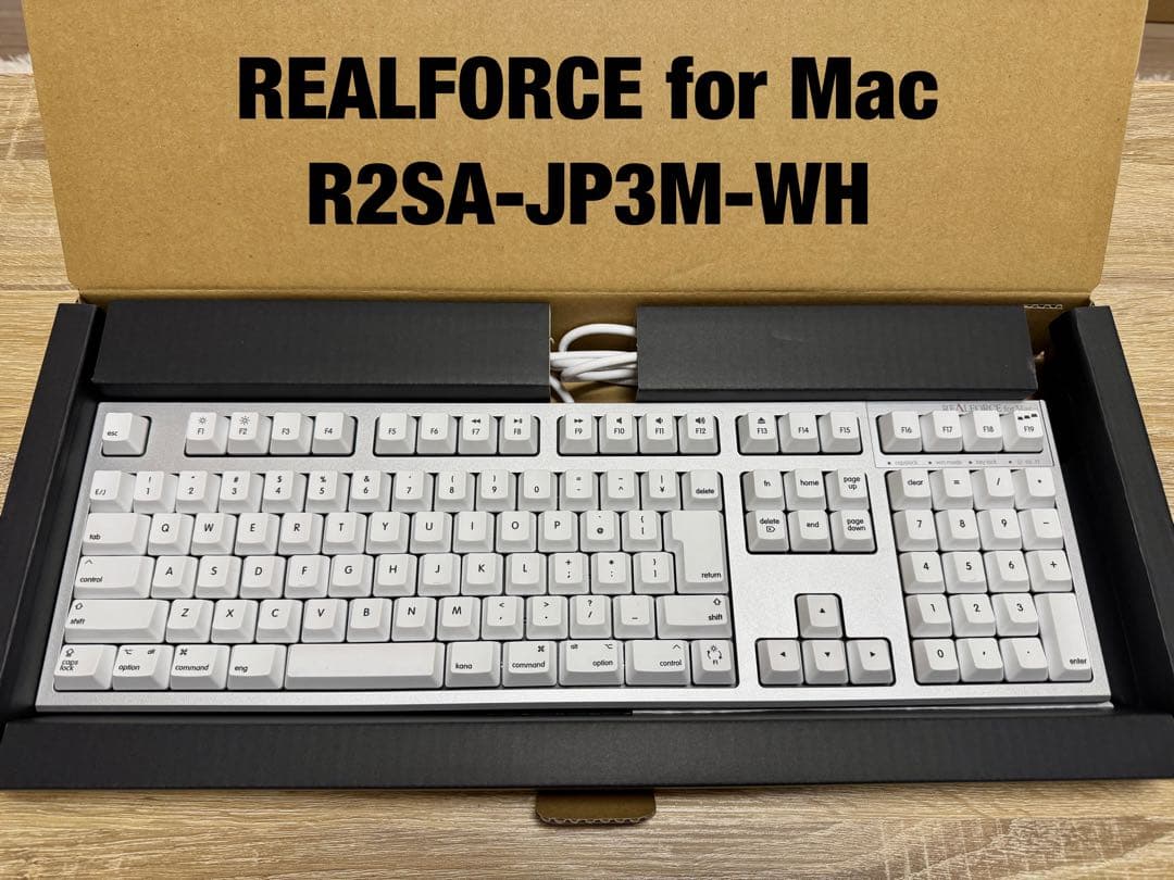 【美品】キーボード REALFORCE for Mac R2SA-JP3M-WH