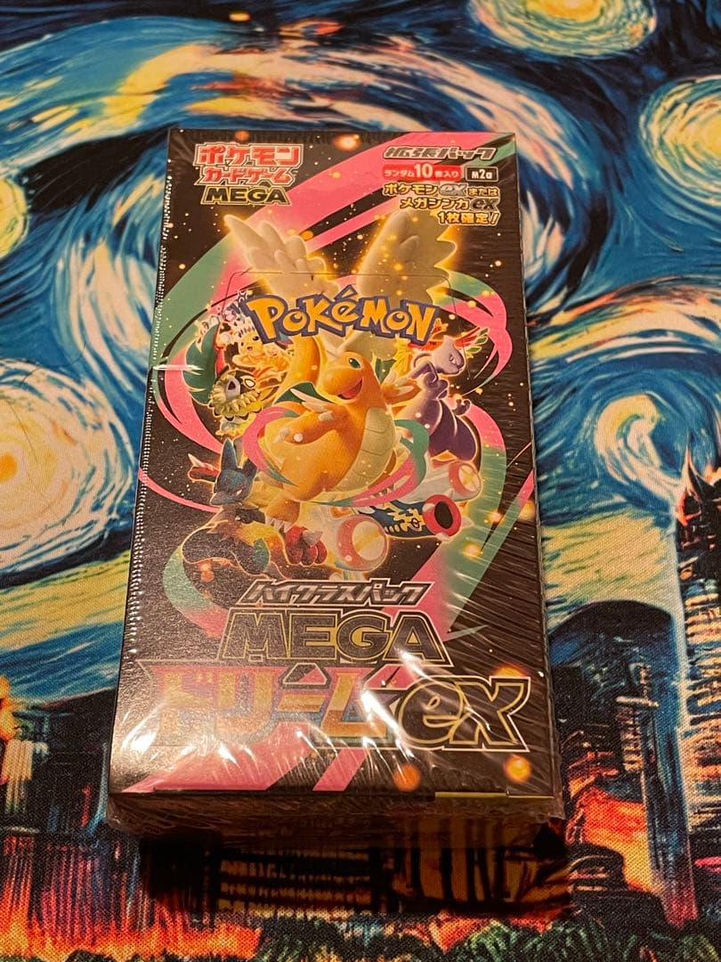 ポケモンカードゲーム MEGAドリームex シュリンク有　新品、未開封