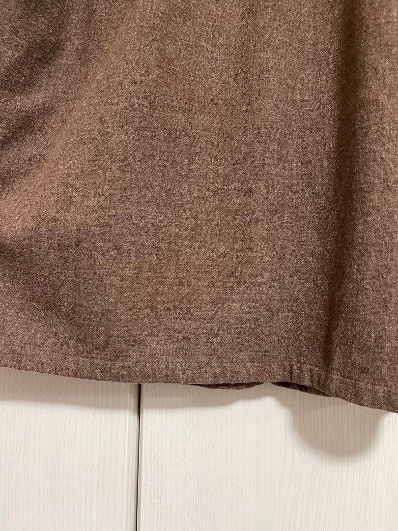 Pendleton 60s 無地 ボードシャツ ブラウン XL