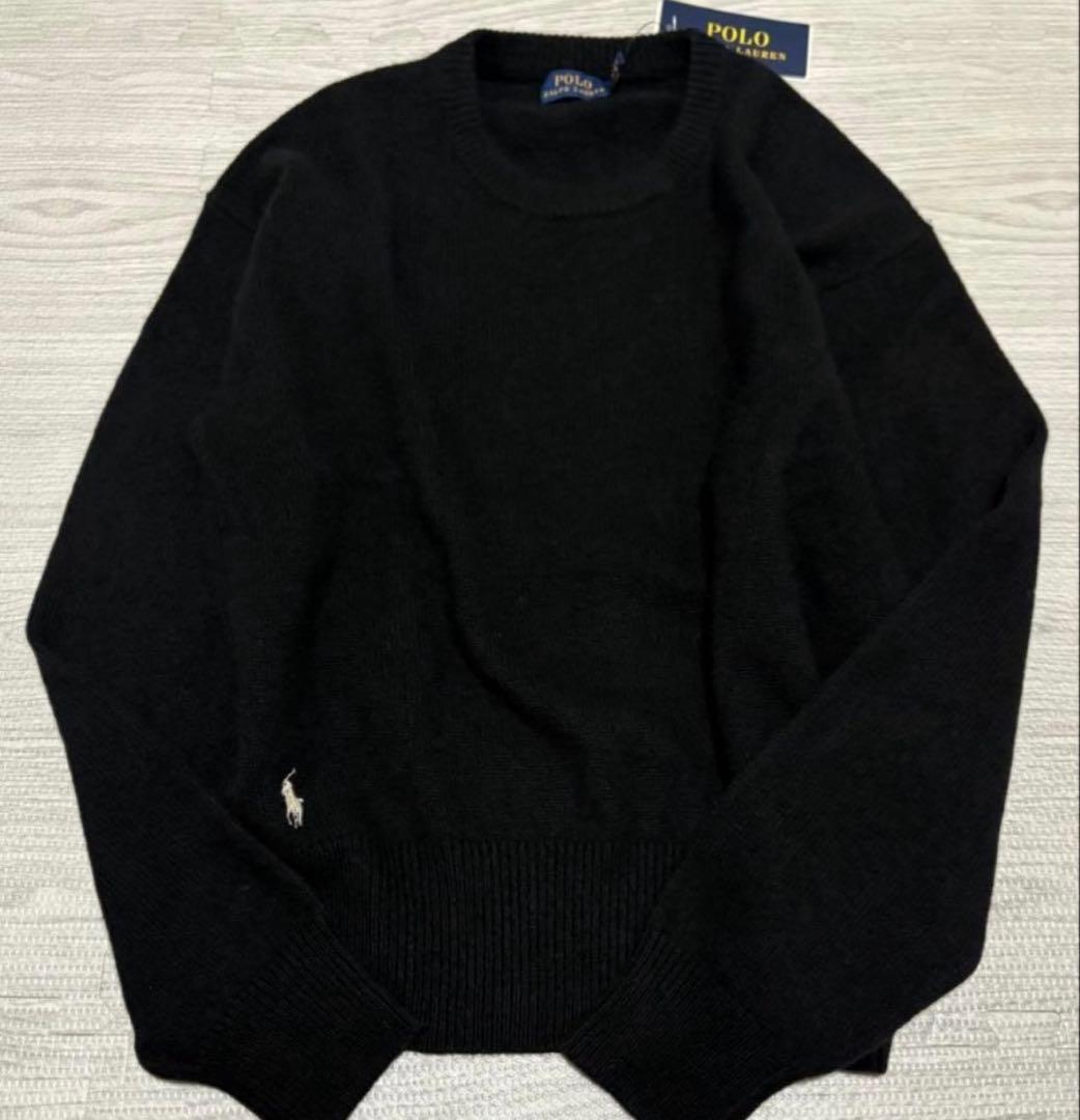 冬物処分　実寸確認要　未使用　PRL ウールカシミヤセーターMオーバーサイズ