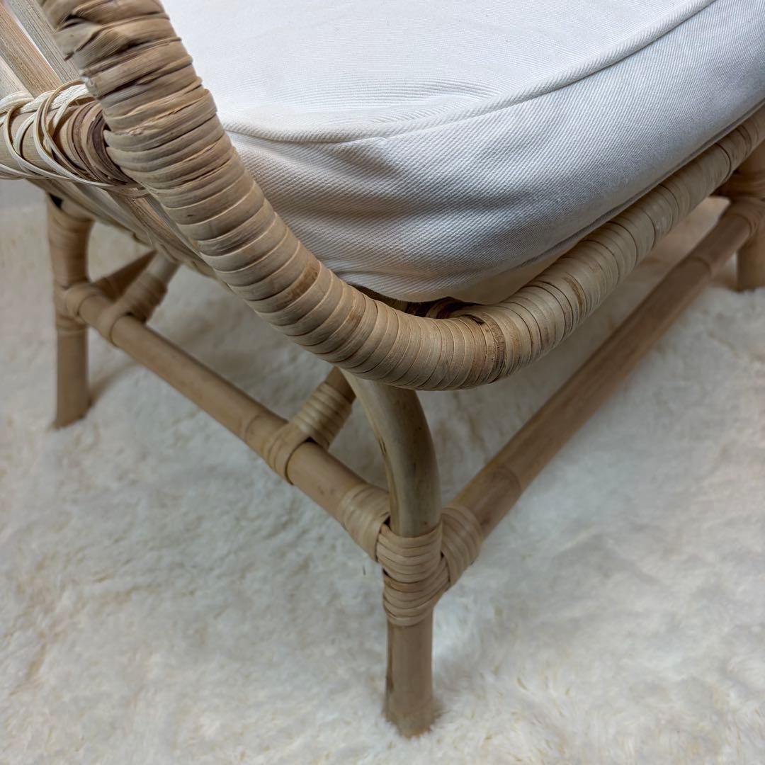 送料無料 IKEA BUSKBO ブスクボー ラタン パーソナルチェア 椅子 A