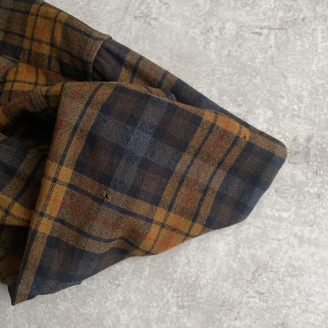 ド渋 60s 70s ペンドルトン ウール オンブレ ボードシャツ USA製 L