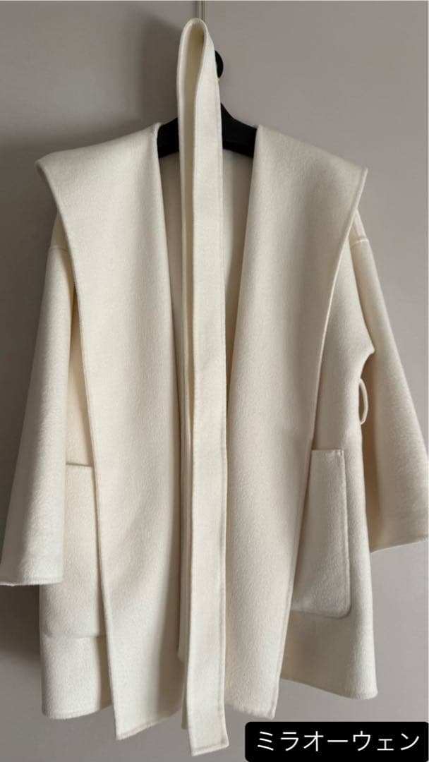 Mila Owenミラオーウェン リバーコート ホワイト