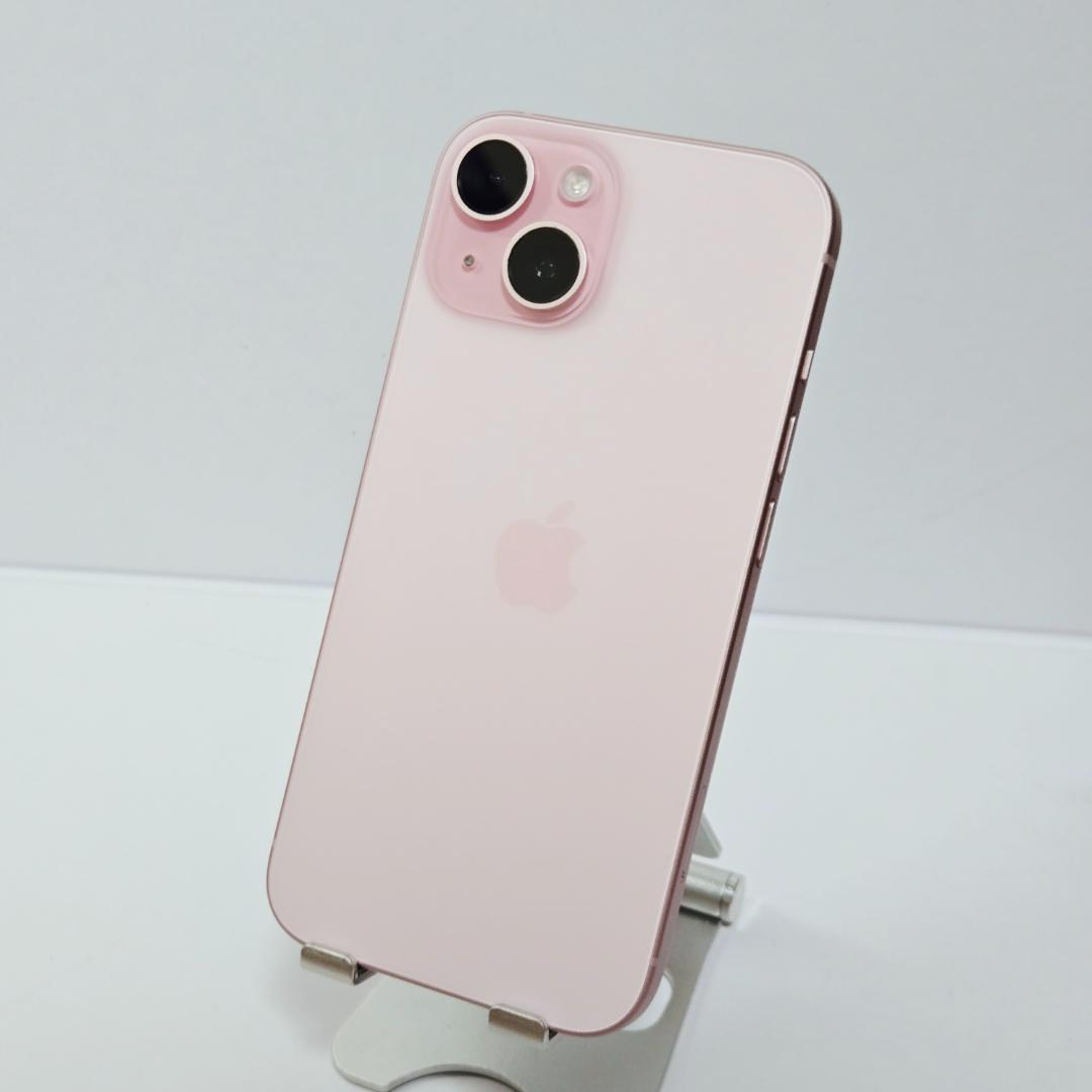 09 iPhone15 ピンク SIMフリー 極美品 バッテリー87%