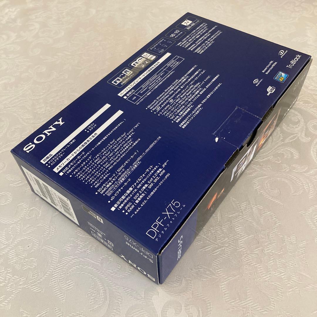 SONY DPF-X75 SONY デジタルフォトフレーム　S-Frame
