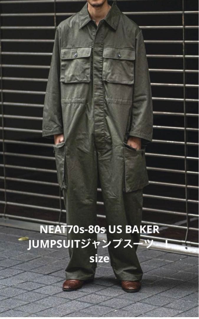 NEAT 70s-80s US BAKER JUMPSUITジャンプスーツ　L