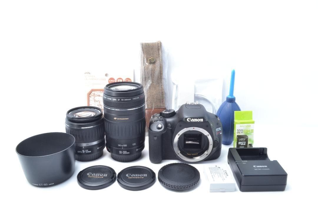 Wレンズセット！Canon Kiss X4 充実のセット内容 初期不良保障