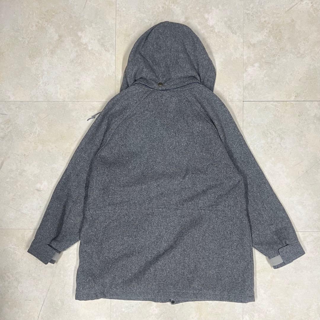 アバクロ ウールリッチ ウール マウンテンパーカー グレー L