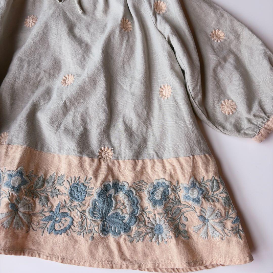 apolina kids◾️Merle Dress-Eau de nil