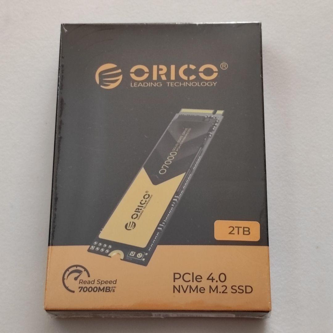 新品未開封 2TB SSD ORICO O7000 M.2