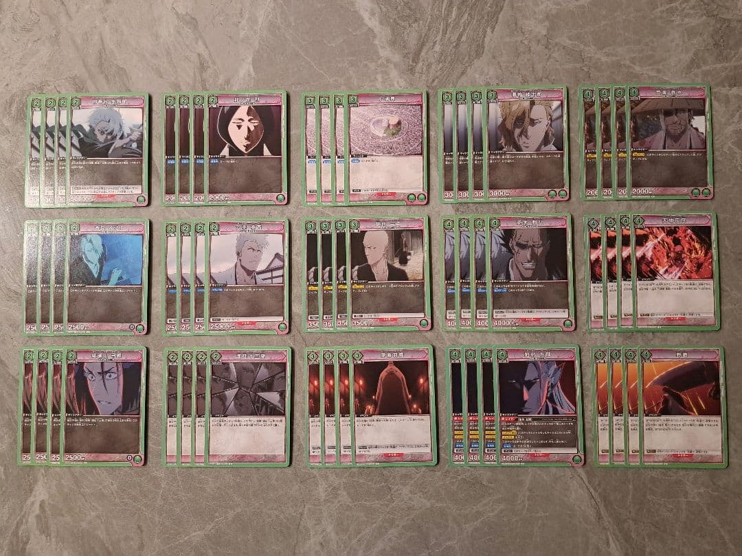 ユニオンアリーナ　日番谷&更木デッキ+調整パーツ付き