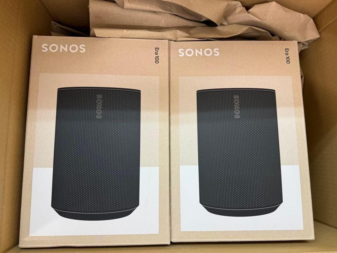 Sonos Era 100 スマートスピーカー 新品未開封 2個セット ブラック