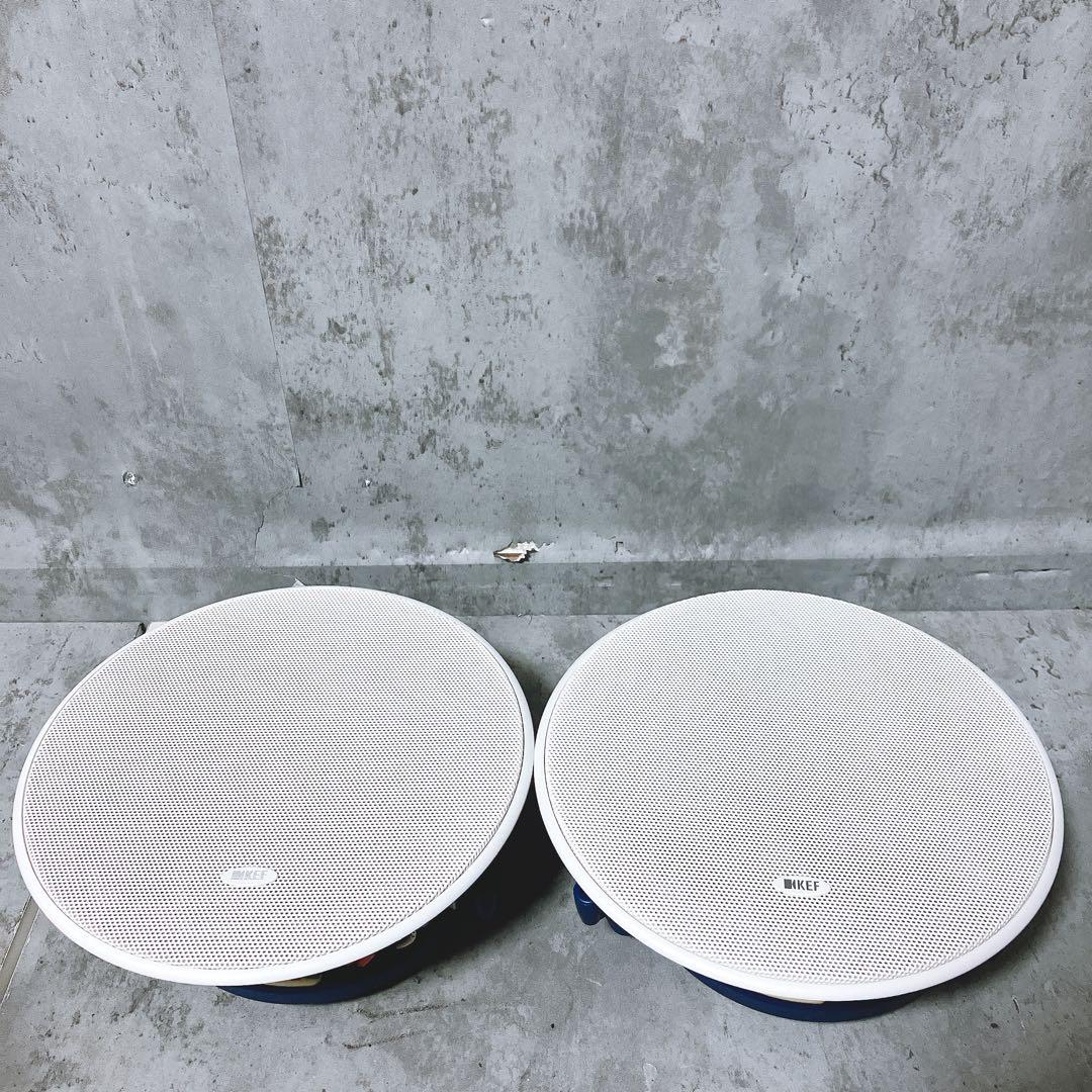 【希少・極美品】KEF 埋込スピーカー Ci160.2CR ペア 定価一本5万円