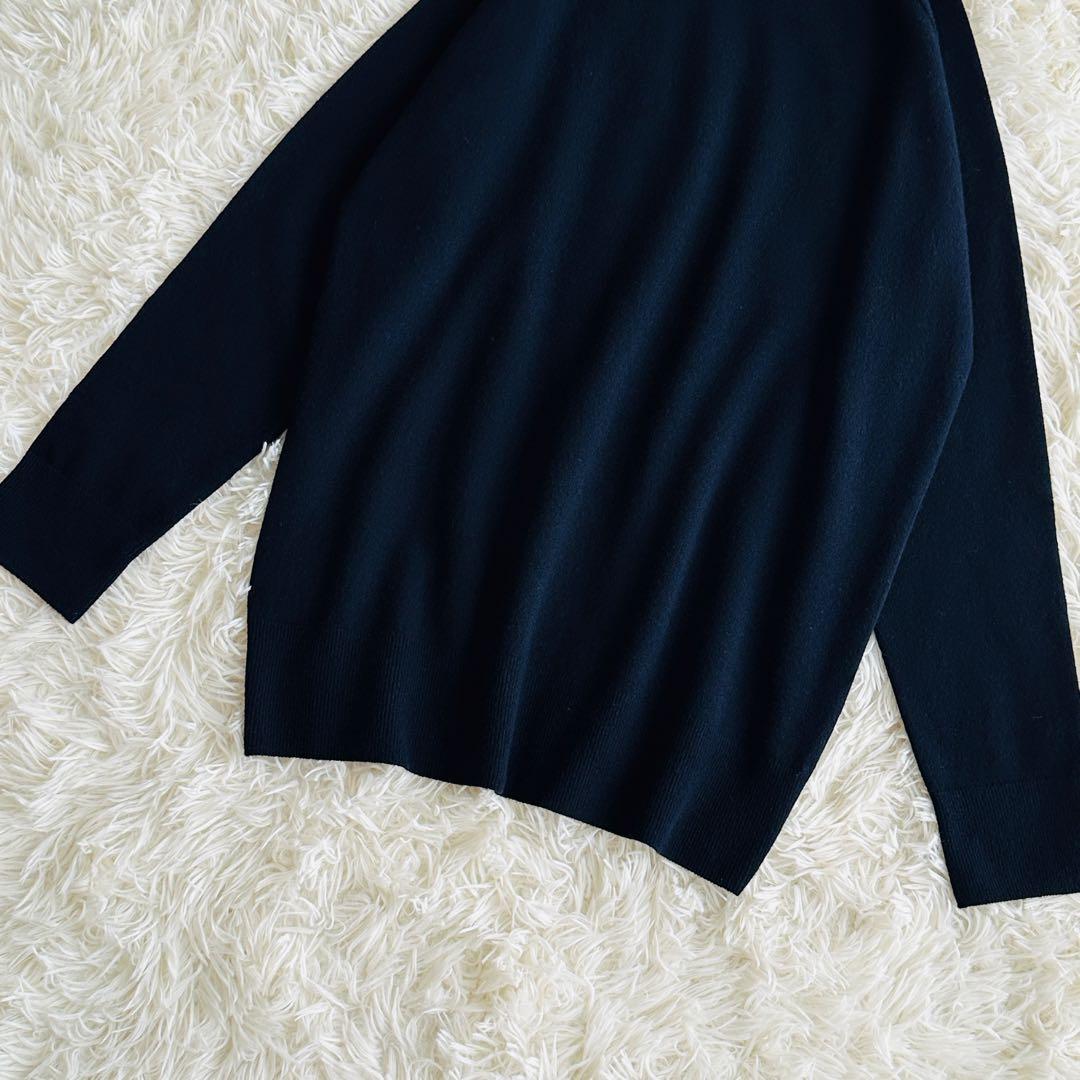 【ほぼ未使用✨】ドゥーズィエムクラス　CAPRIクルーネック ニット ネイビー