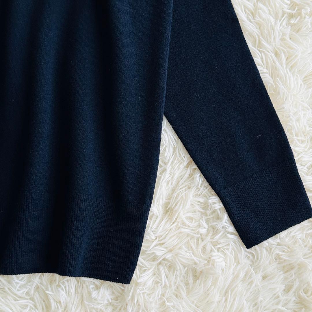 【ほぼ未使用✨】ドゥーズィエムクラス　CAPRIクルーネック ニット ネイビー