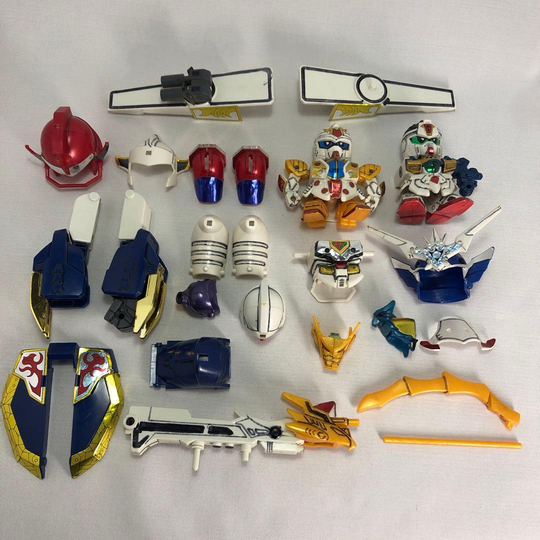 【当時品】SDガンダムBB戦士 超機動大将軍の輝羅鋼＋ジャンク部品