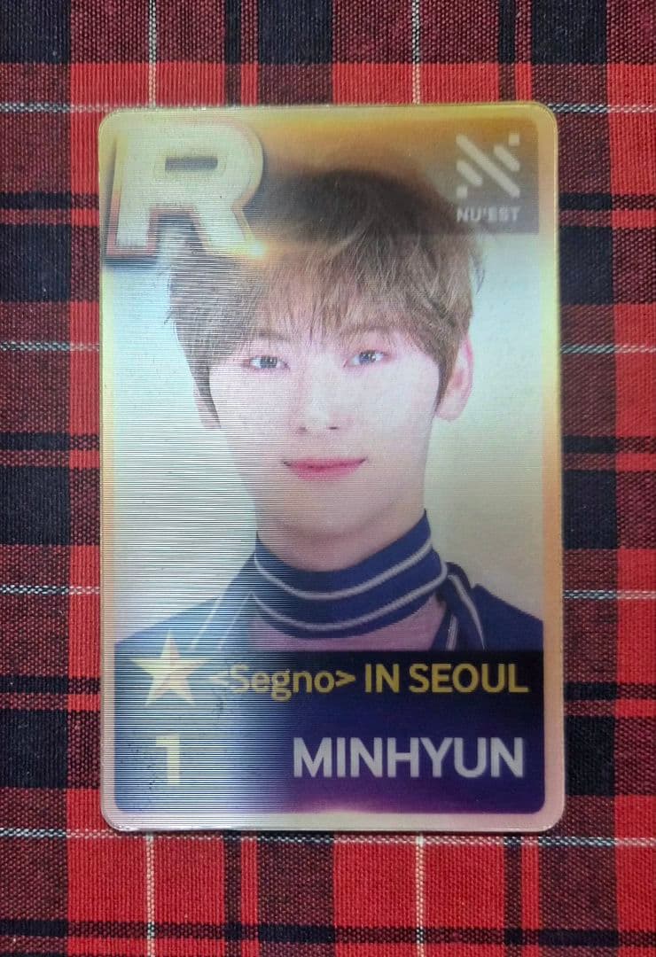 NU'EST MINHYUN <Segno> IN SEOUL ミニョン トレカ