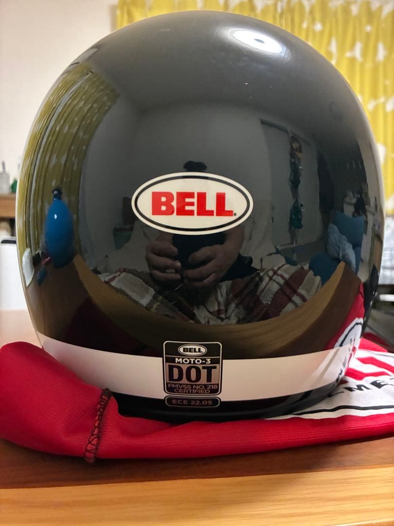 BELL MOTO 3 ブラックフルフェイスヘルメット Mサイズ