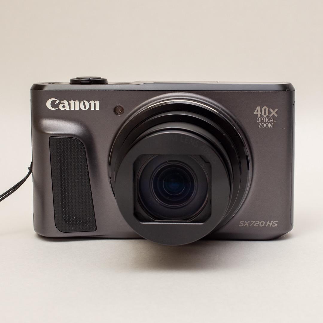 Canon PowerShot SX720 HS ブラック 純正本革ケース付