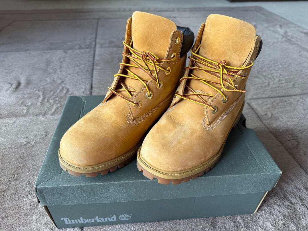 24.0 Timberland ブラウン ワークブーツ TB012909
