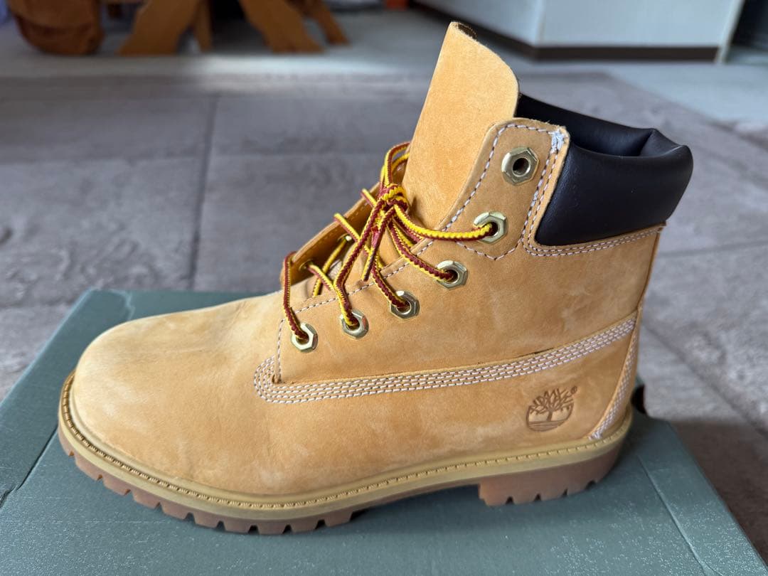 24.0 Timberland ブラウン ワークブーツ TB012909