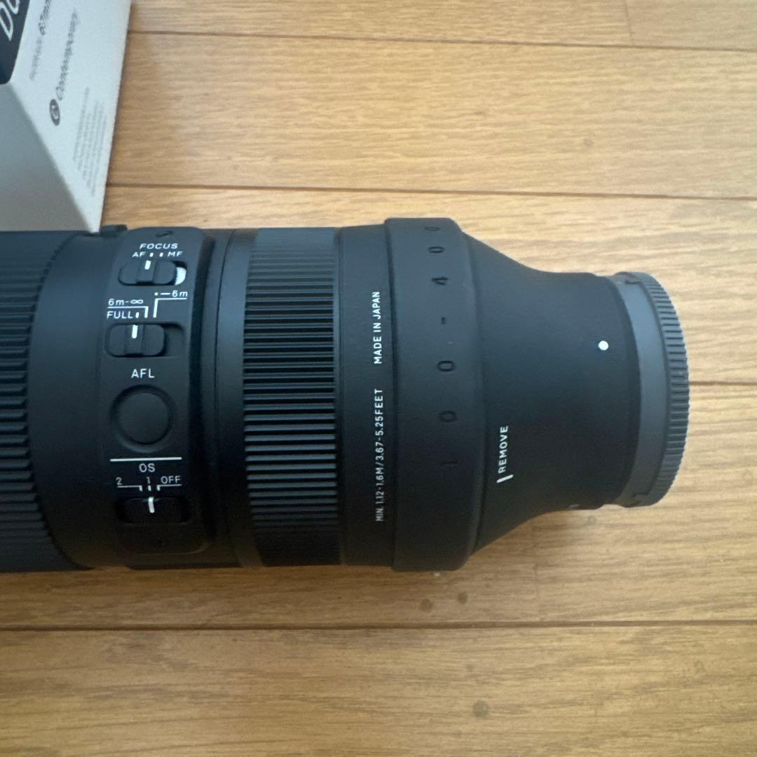 SIGMA 100-400mm F5-6.3 DG DN OS eマウント