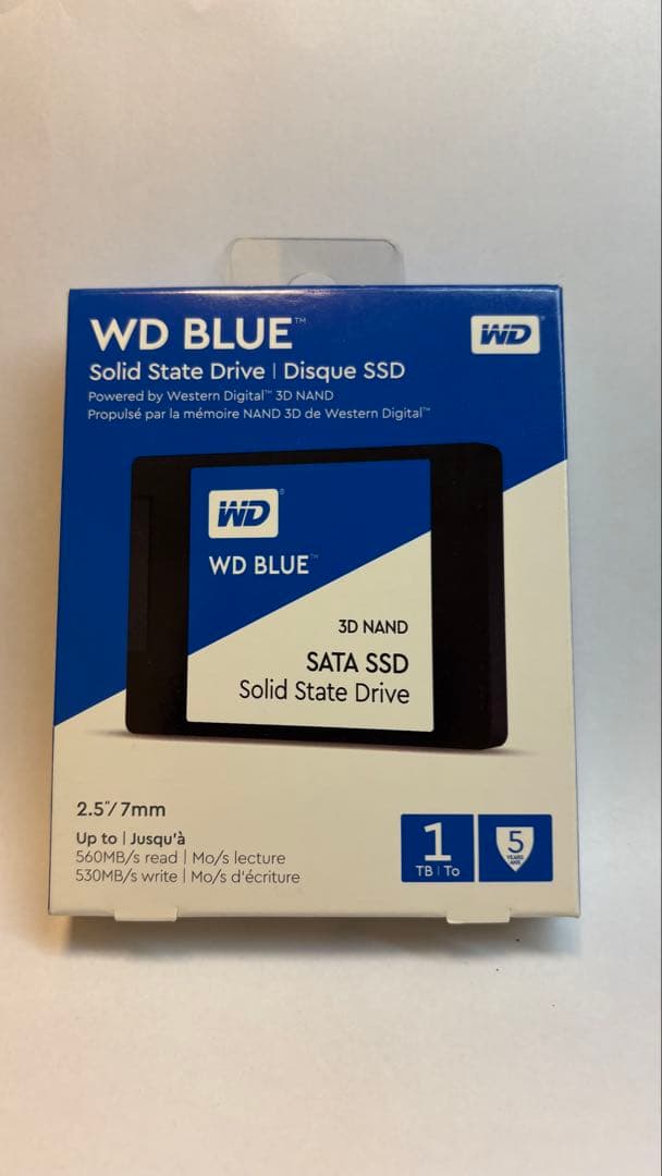 内蔵型SSD WD BLUE 1TB 3D NAND SATA SSD