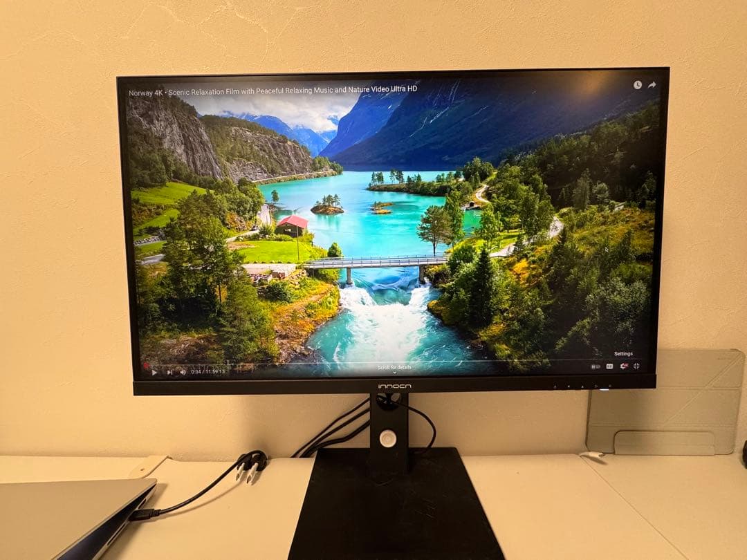 4k 27インチUSB-C 65W対応モニター HDR400