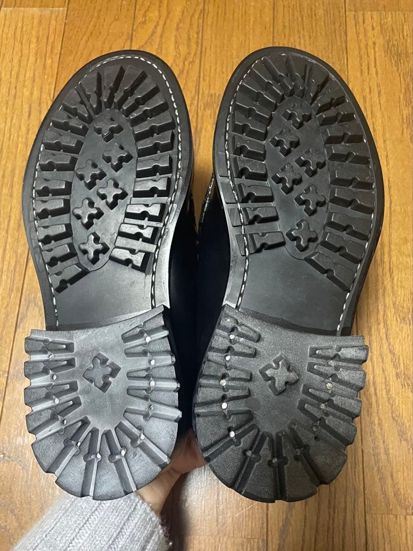 Milton Keynes ミルトンキーンズ ファーメレザーチロリアンシューズ