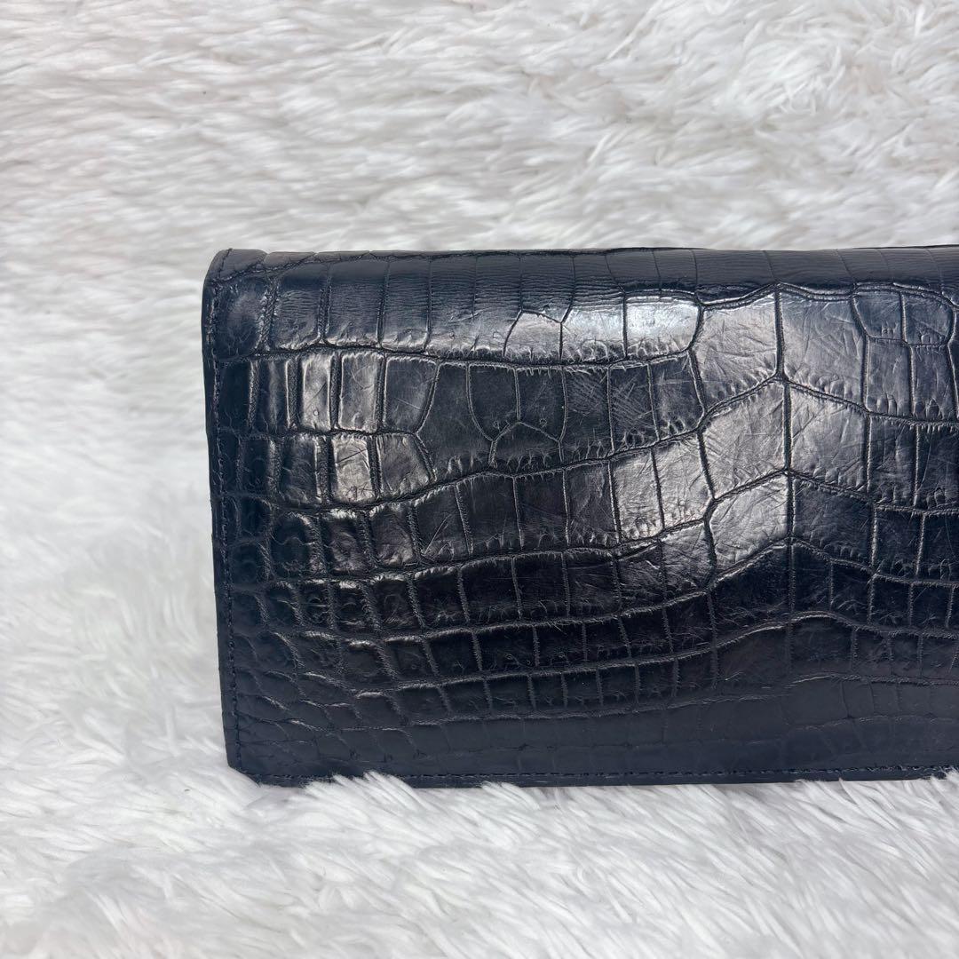 キプリス クロコダイル 本革 長財布 エキゾチックレザー 高級