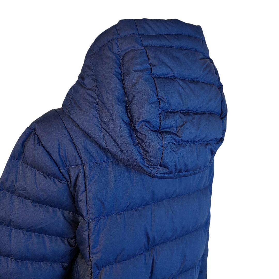 美品 NIKE ナイキ ロングダウンフィルコート ベンチコート XL ネイビー