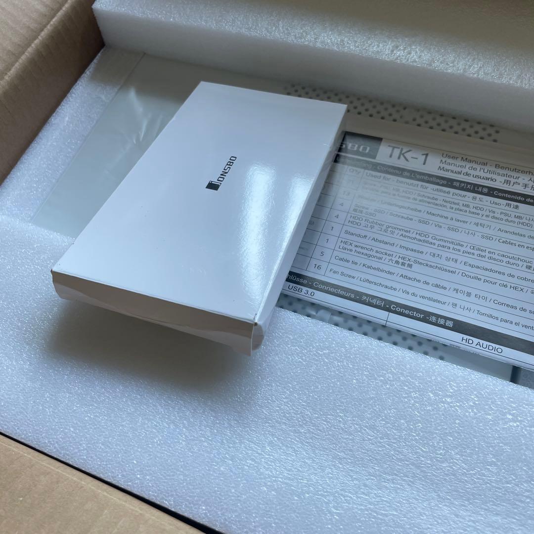 B*M様 PCケース JONSBO TK-1 デュアルサーフェス側透M-ATX/