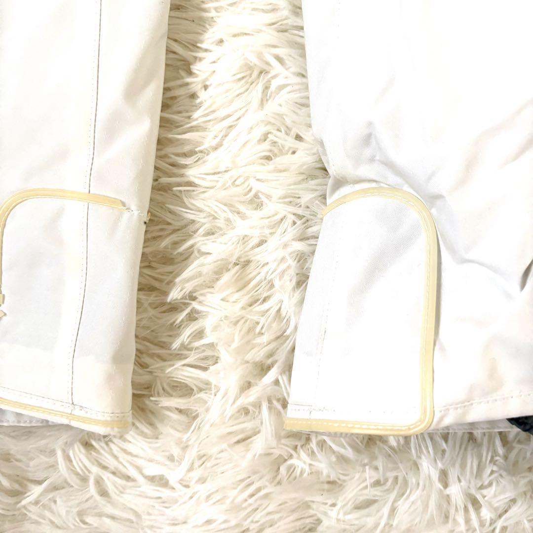 美品☆ellesse ITALY エレッセ　スキーウェア　上S 下M ホワイト