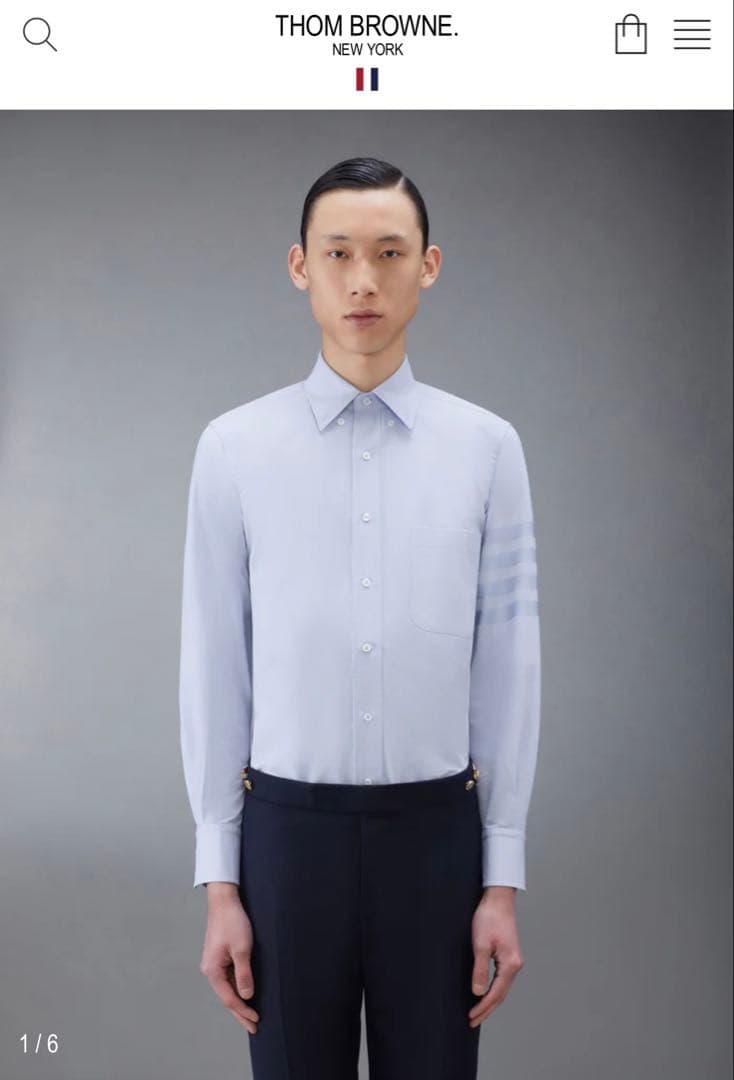 【値下げしました】THOM BROWNE（トムブラウン）シャツ