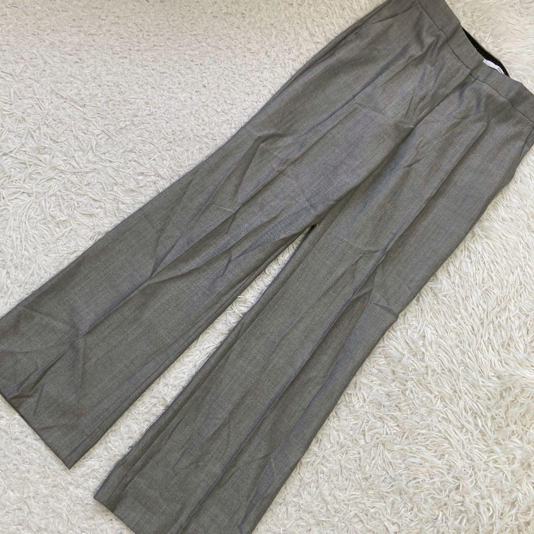 《良品》 Мах mara セットアップ パンツスーツ グレー 42 オフィス
