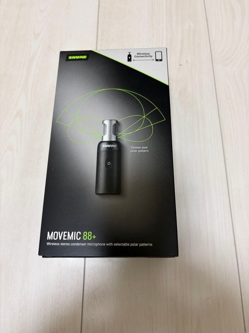 Shure MoveMic 88+ ワイヤレス ステレオ コンデンサーマイク