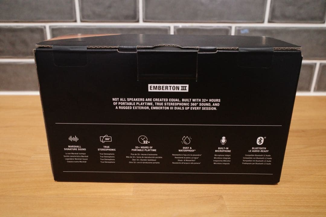 新品未開封 Marshall EMBERTON III ワイヤレススピーカー